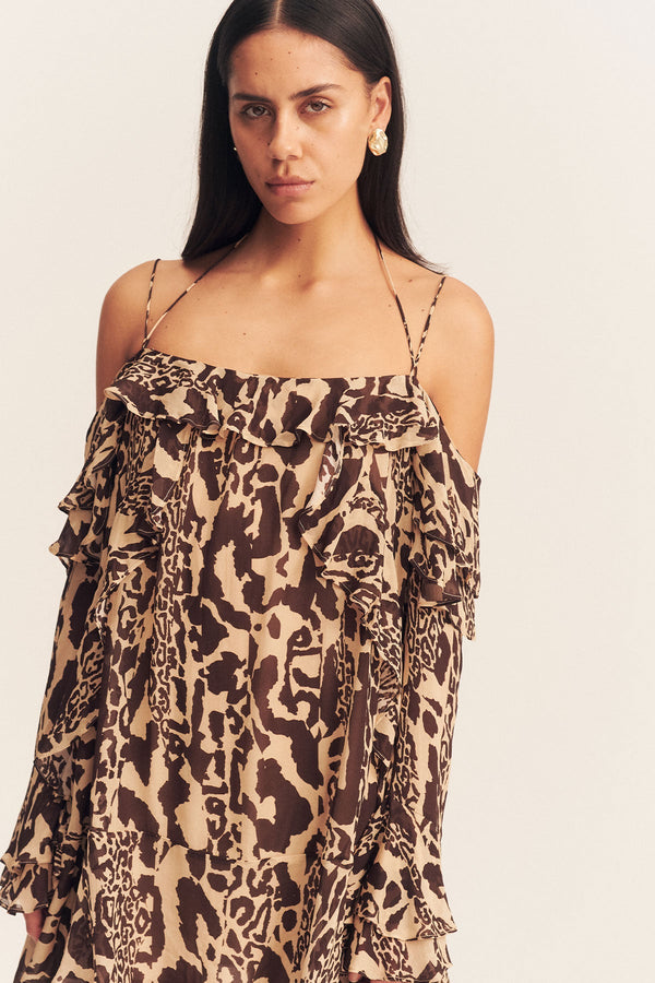 GOLDIE TIERED MINI DRESS_D