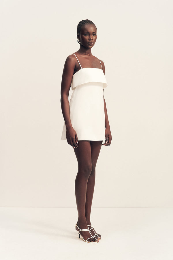 shona joy dixie ots mini dress Shona Joy Felix Mini Dress in White