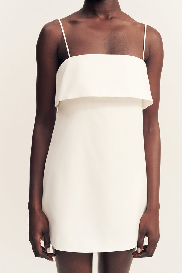 shona joy hana belted mini dress Shona Joy Felix Mini Dress in White