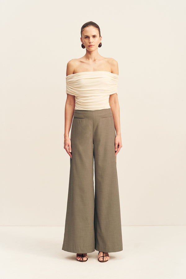 ASHER WIDE LEG PANT - ROCK_F