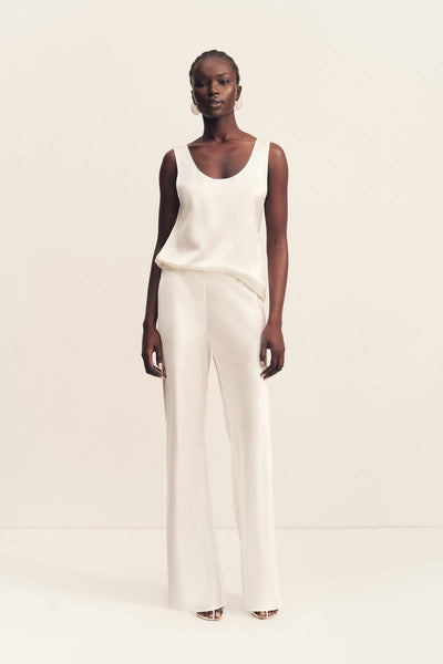 ladies ivory dress pants Shona Joy - Savanna Bias Pant - Ivory