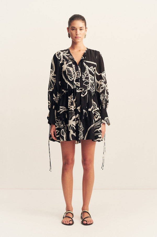 LILA TIERED MINI DRESS_F