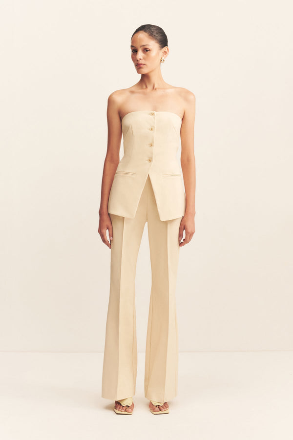 LANI BOOTCUT FLARED PANT - BISCOTTI_F