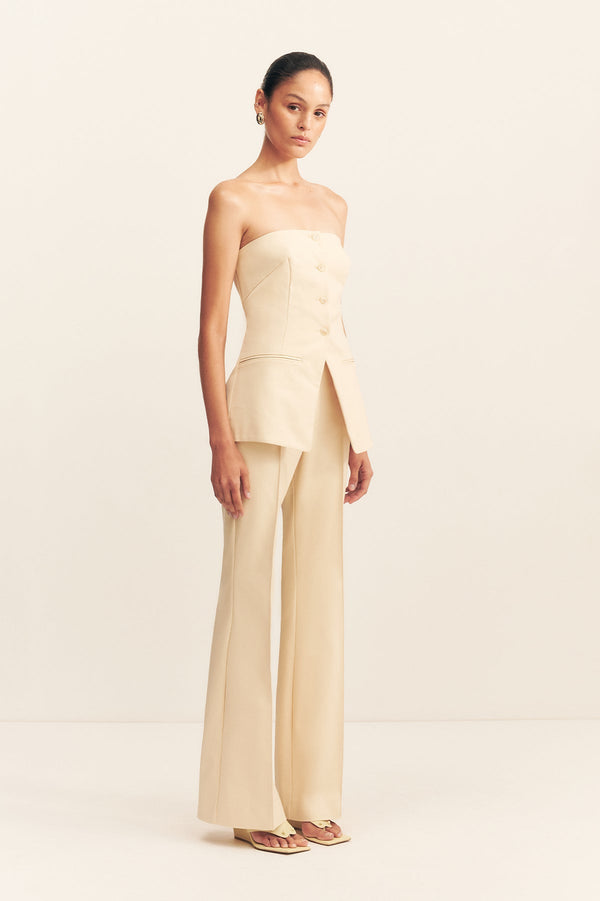 LANI BOOTCUT FLARED PANT - BISCOTTI