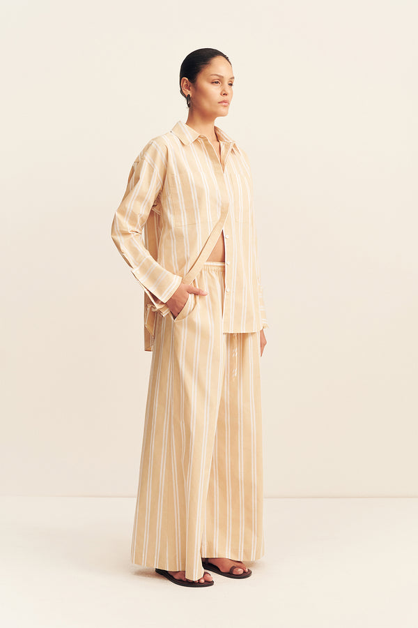 OMRI COTTON WIDE LEG PANT