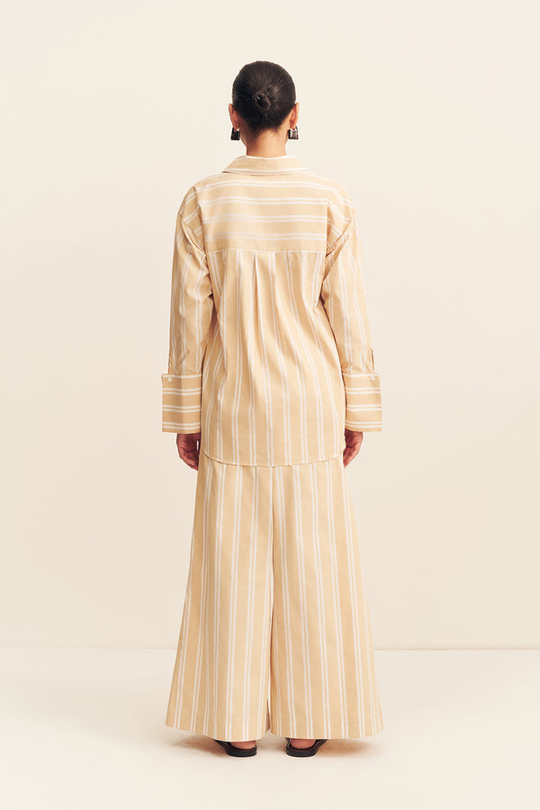 OMRI COTTON WIDE LEG PANT