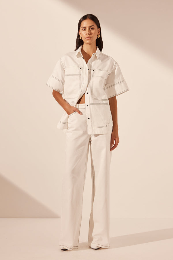 HANA SHORT SLEEVE SHIRT_F