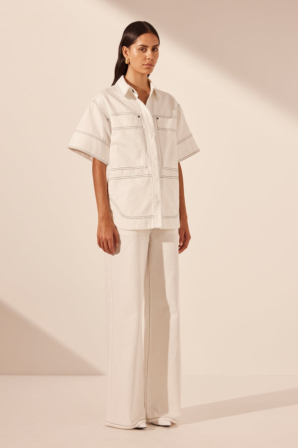 HANA SHORT SLEEVE SHIRT_A