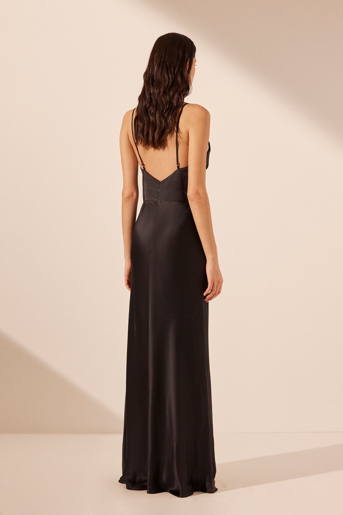 Black Lace Maxi Slip Dress, Dresses