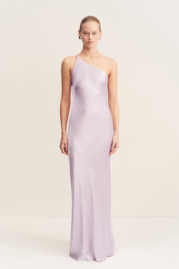 Shona Joy La Lune One Shoulder Cowl Back Gown Shona Joy La Lune One Shoulder Cowl Back Gown
