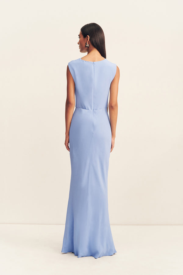 RIO SLEEVELESS MAXI DRESS - CORNFLOWER BLUE