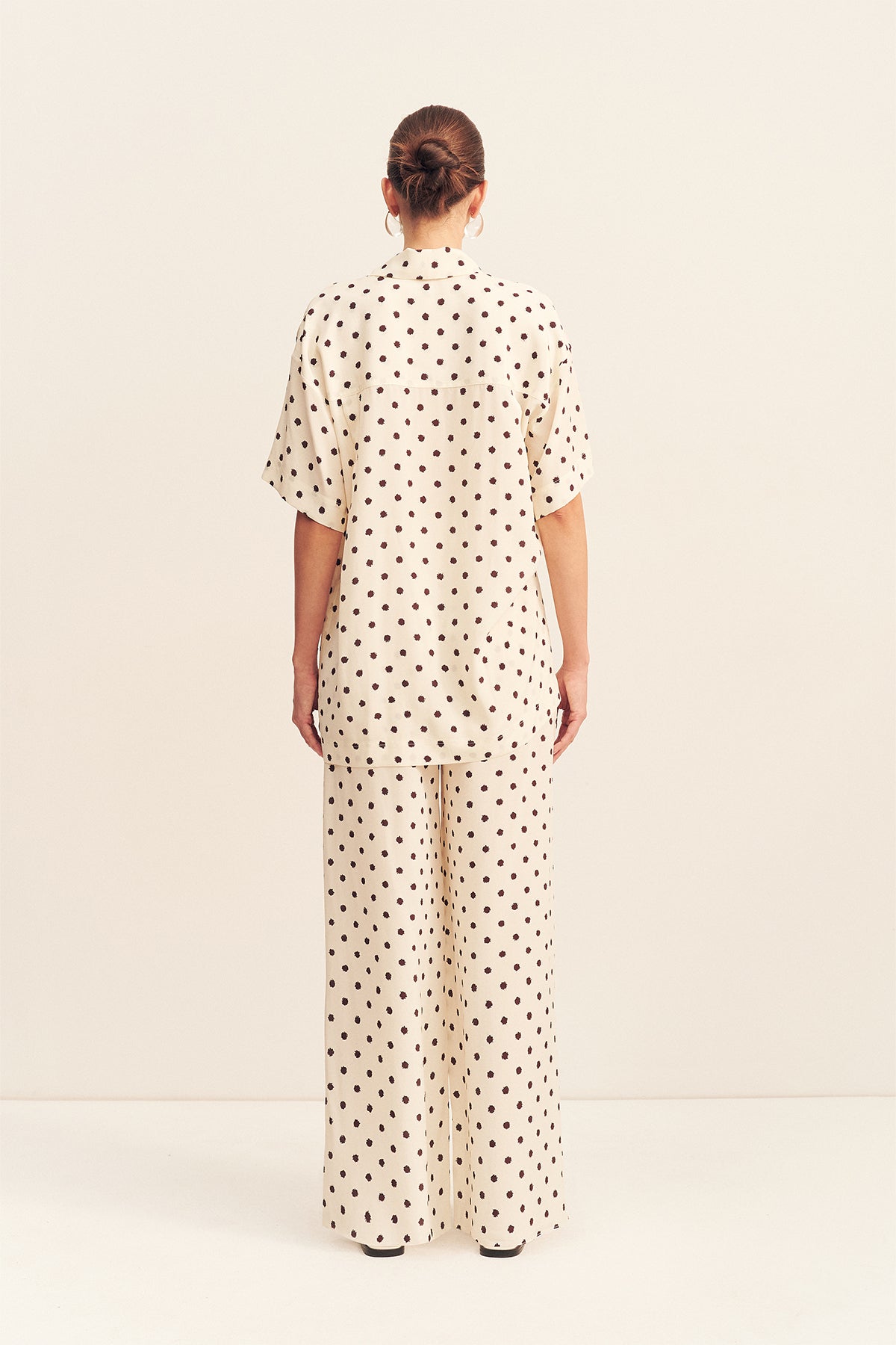 Houston Drawstring Pant | Blanc Polka | Pants | Shona Joy – Shona