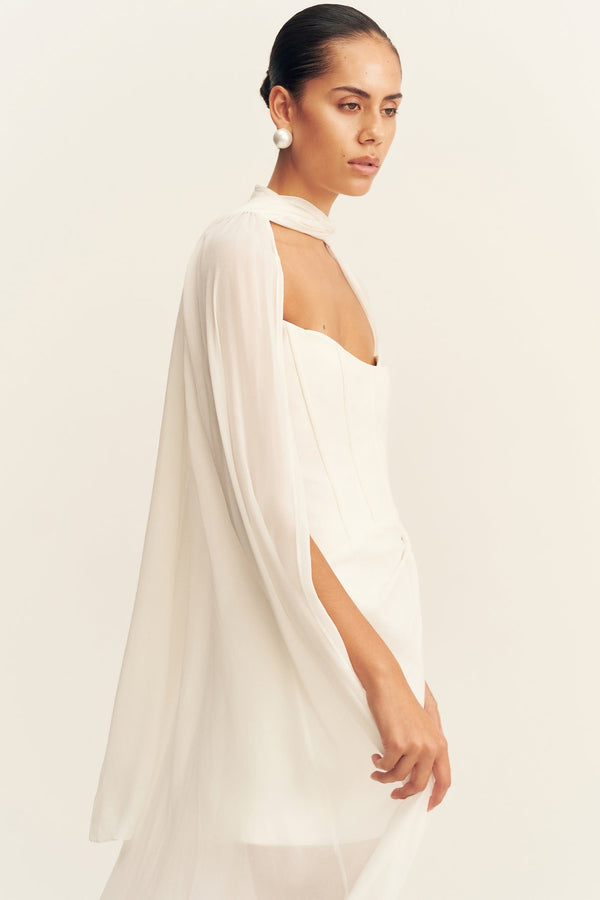 Shona Joy - Lucent Cape - Ivory