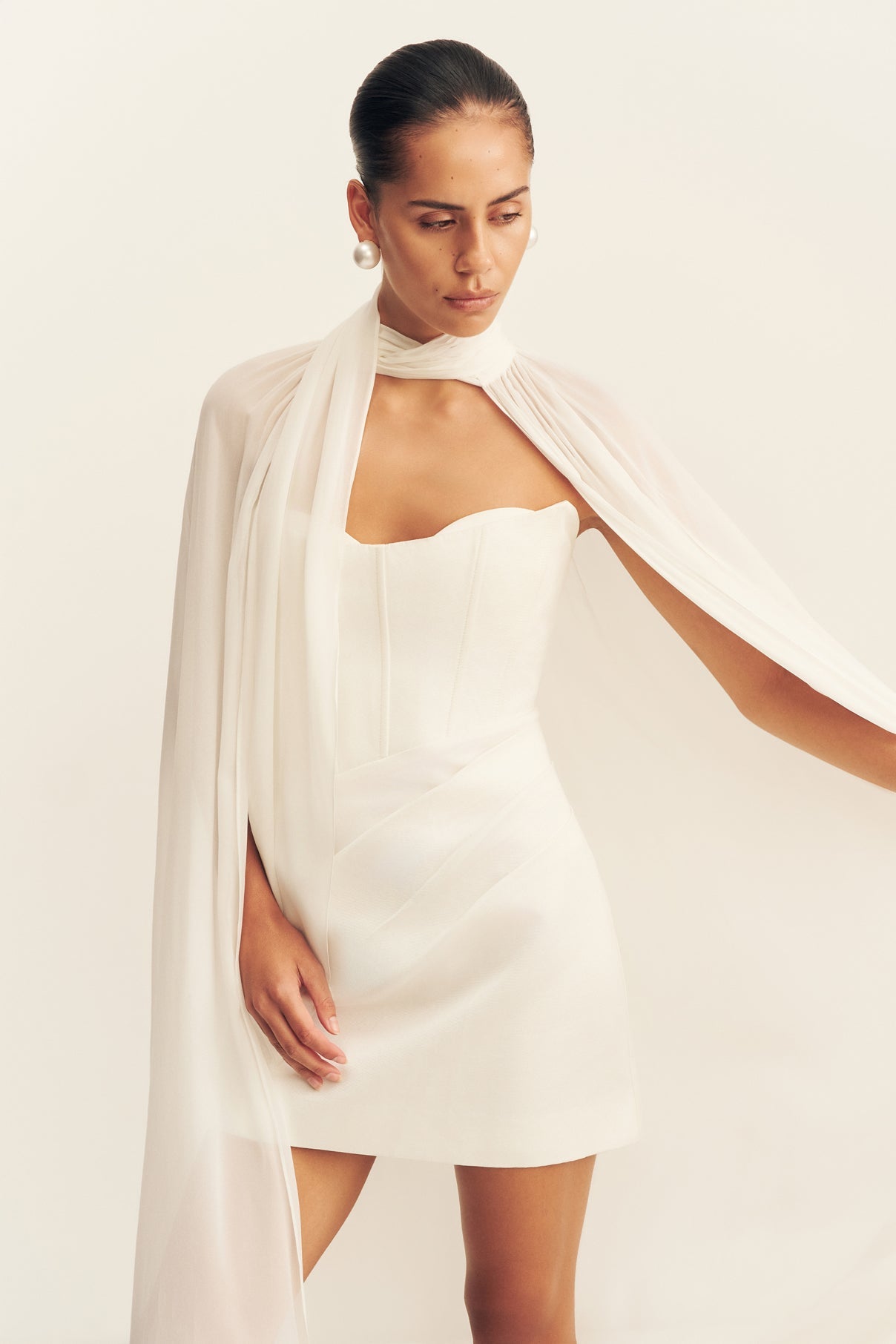 Lucent Cape | Ivory | Dresses | Shona Joy – Shona Joy US