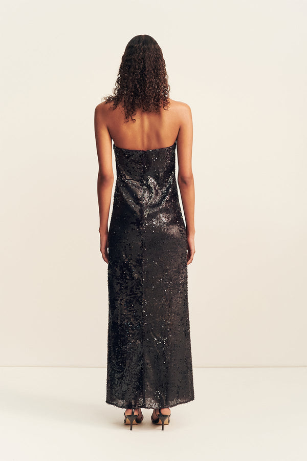 AMERIE STRAPLESS MAXI DRESS - PORT ROYALE