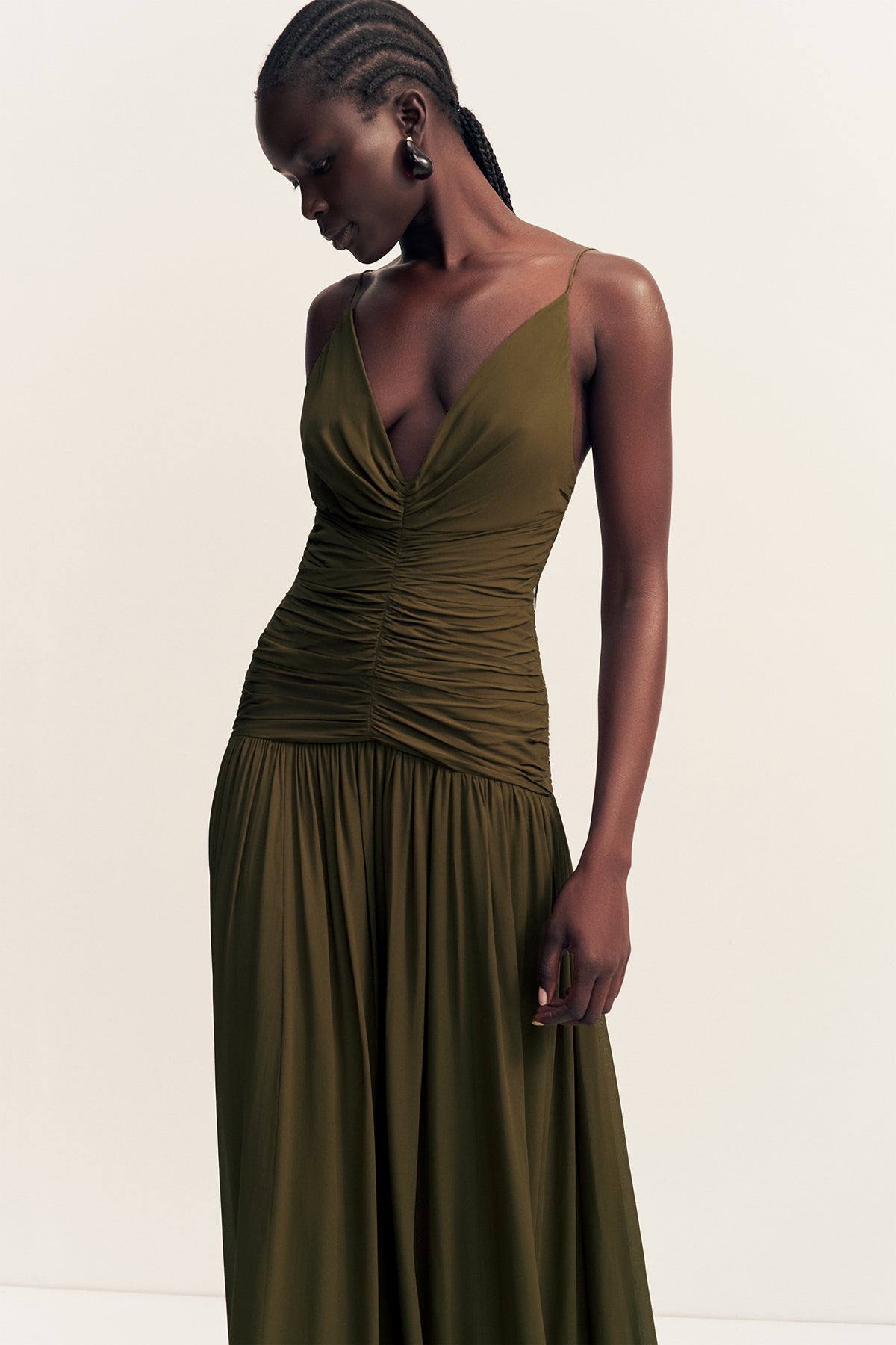 Juno Gathered Bodice Maxi Dress | Jungle | Dresses | Shona Joy