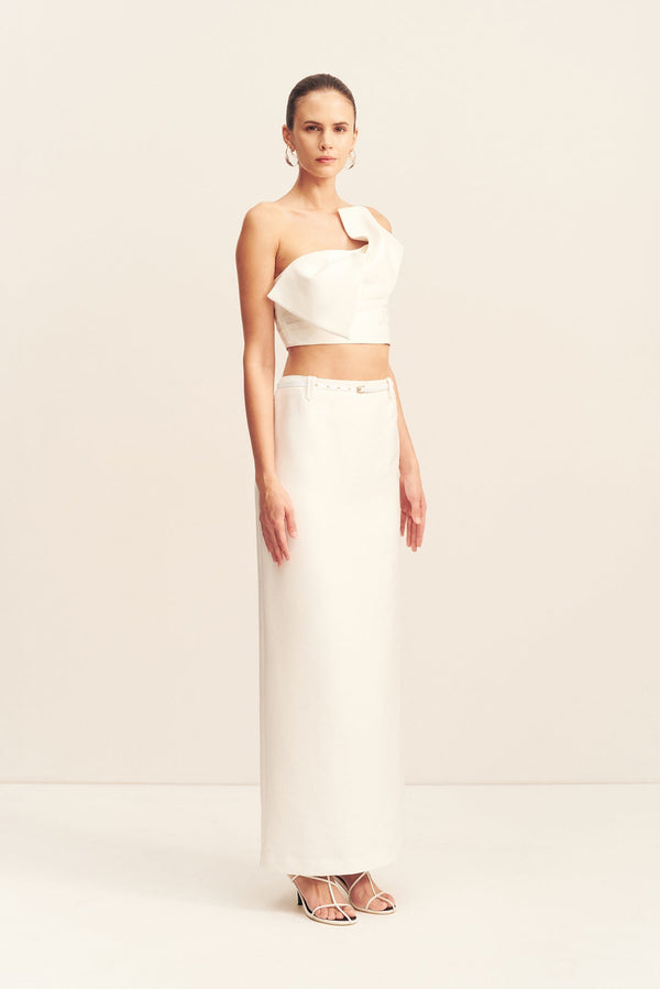 OTIS MAXI SKIRT - IVORY
