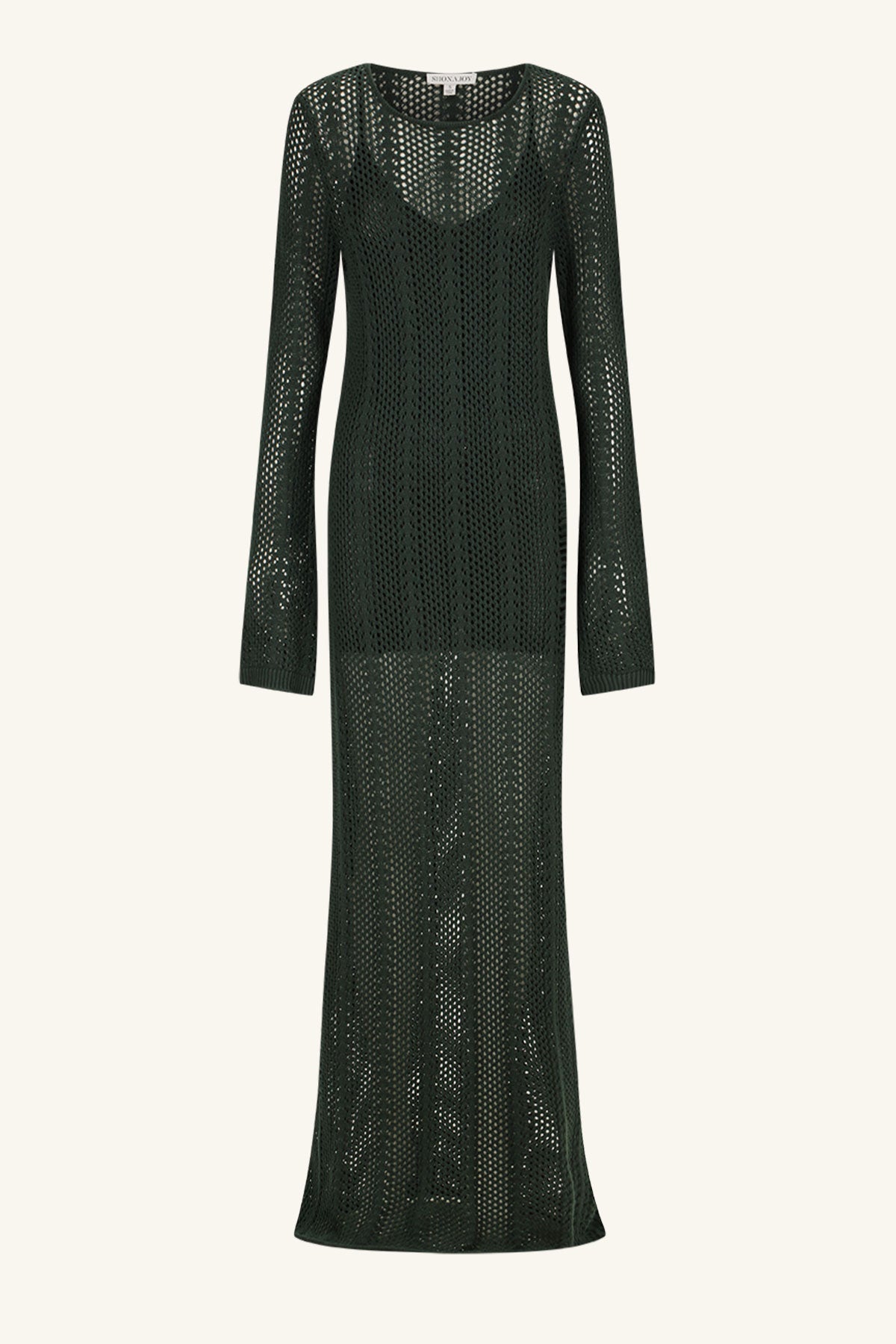 Long Sleeve Mesh Dress