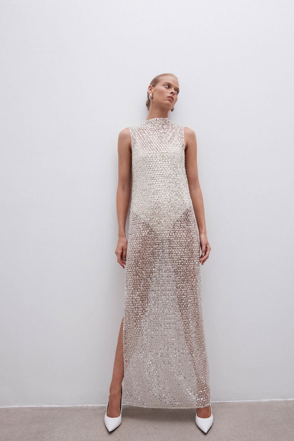 shona joy silver dress Shona Joy