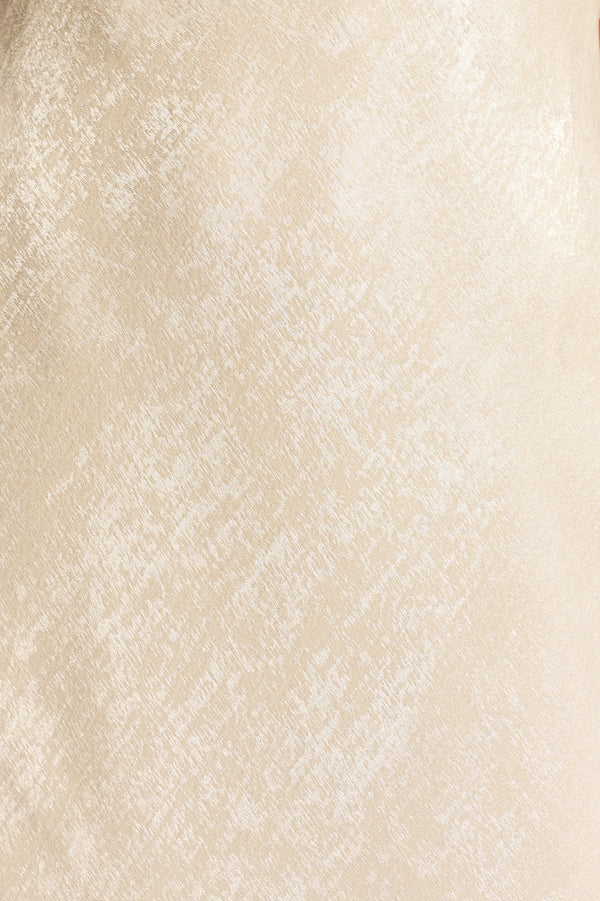 CALDER GATHERED MAXI DRESS - BUBBLY