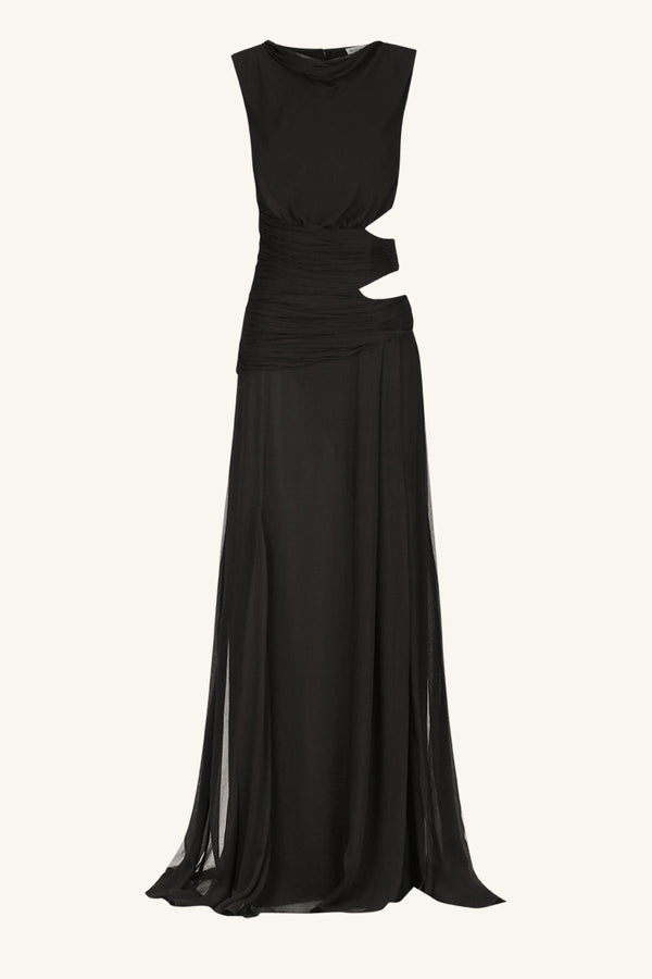 Shona Joy - Claude Cut Out Side Split Maxi Dress - Black Shona Joy - Claude Cut Out Side Split Maxi Dress - Black