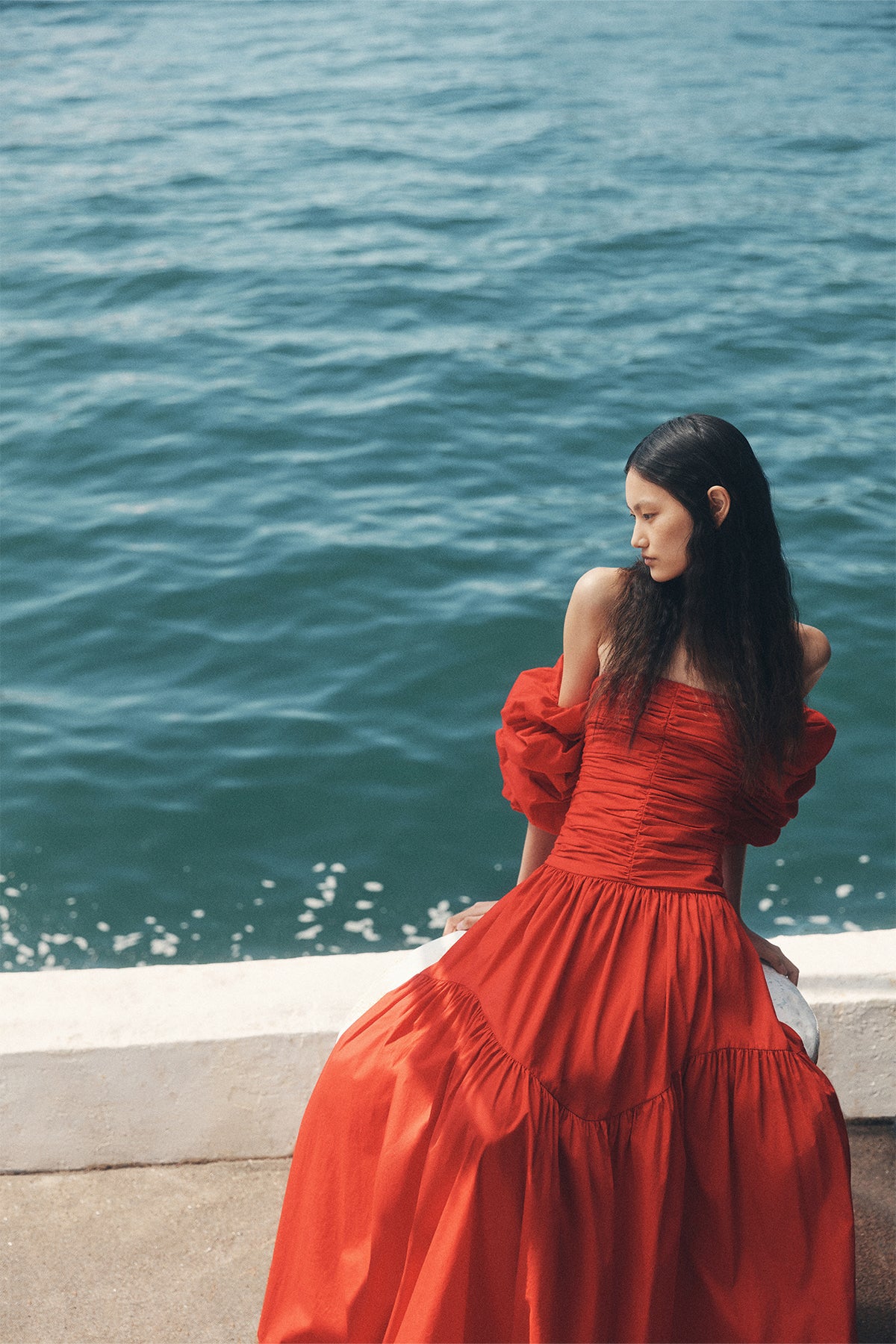 maiori contour ruched maxi dress Elevated Elegance Steal the show in the Maiori Contour Ruched Maxi Dress. Shop @dearnaeaton's look at the link in bio. #ShonaJoy