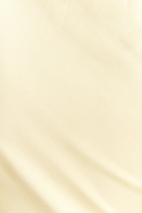 DILLON CONTRAST DRAPED COWL MINI DRESS - YELLOW SORBET_SW