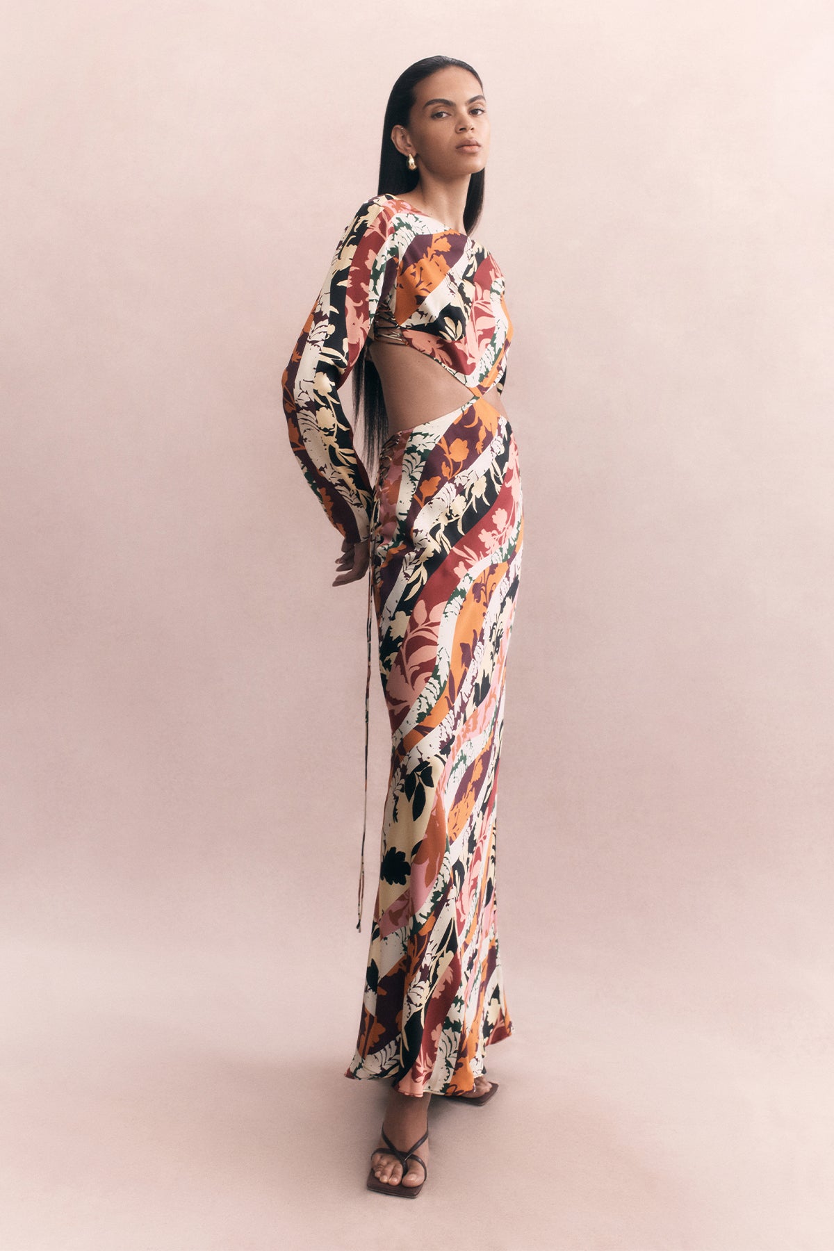 Shona Joy - La Lune Bias Cowl Midi Desert Rose (6-14) – Goldie's - Designer  Dress Hire