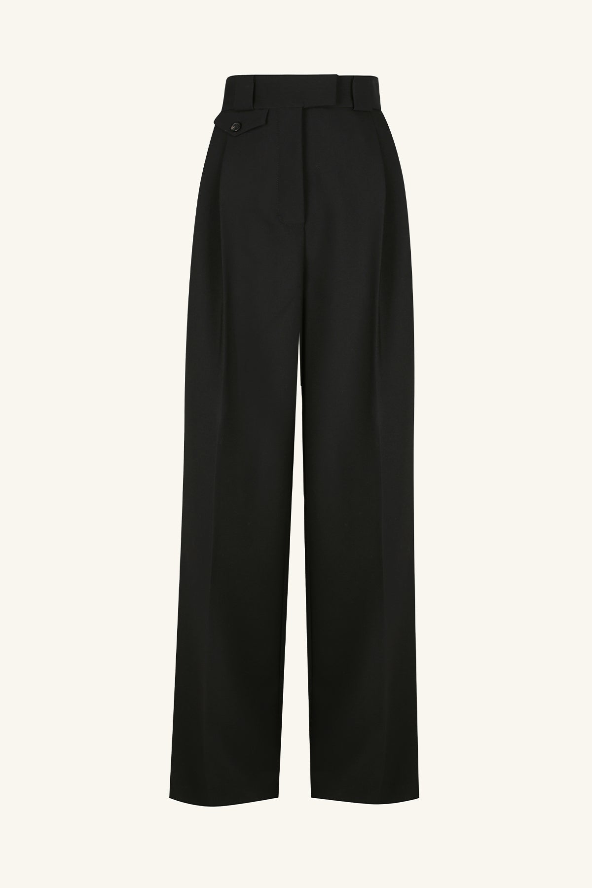 Irena High Waisted Tailored Pant, Black, Pants
