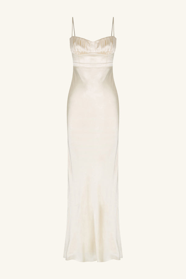 white christmas dresses La Lune Ruched Halter Maxi Dress | Cream | Dresses white christmas dresses La Lune Ruched Halter Maxi Dress | Cream | Dresses