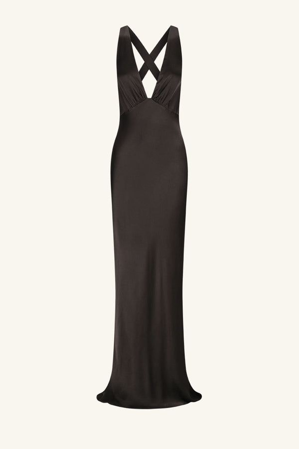 LA LUNE PLUNGED CROSS BACK MAXI DRESS | BLACK | DRESSES | SHONA JOY Shona Joy US LA LUNE PLUNGED CROSS BACK MAXI DRESS | BLACK | DRESSES | SHONA JOY Shona Joy US