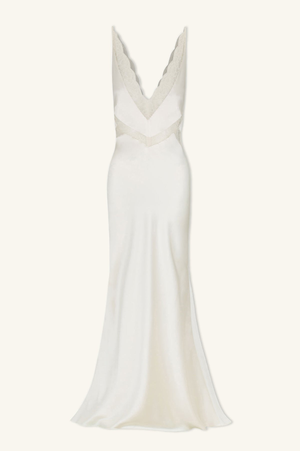la lune cumulus silk lace maxi dress ivory Tried and True Find your forever gown in the La Lune Cumulus Silk Backless Lace Split Maxi Dress. Discover @dcoppermans look at the link in bio. #ShonaJoy