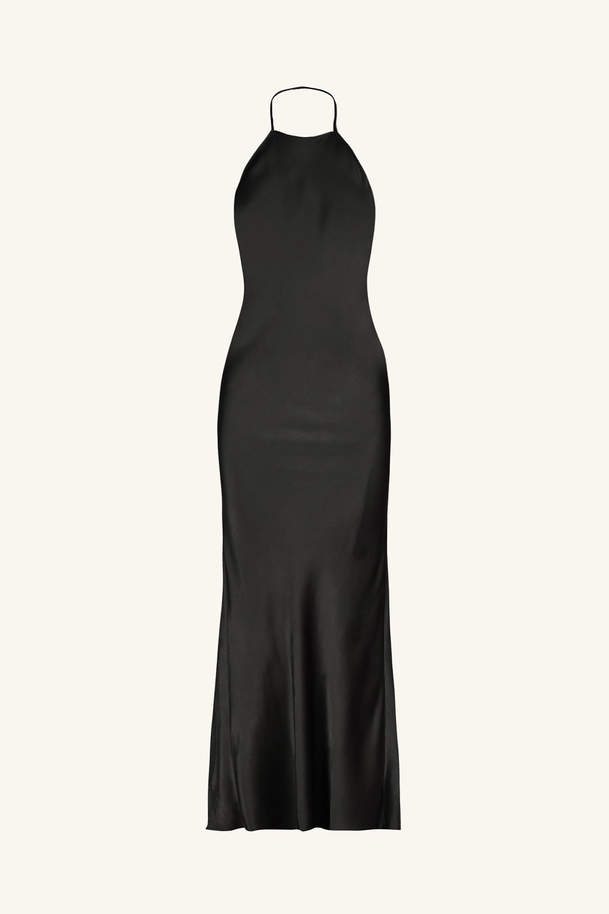 Black dress, Halter dress, backless dress, midi dress, sleeveless dres –  Nuichan