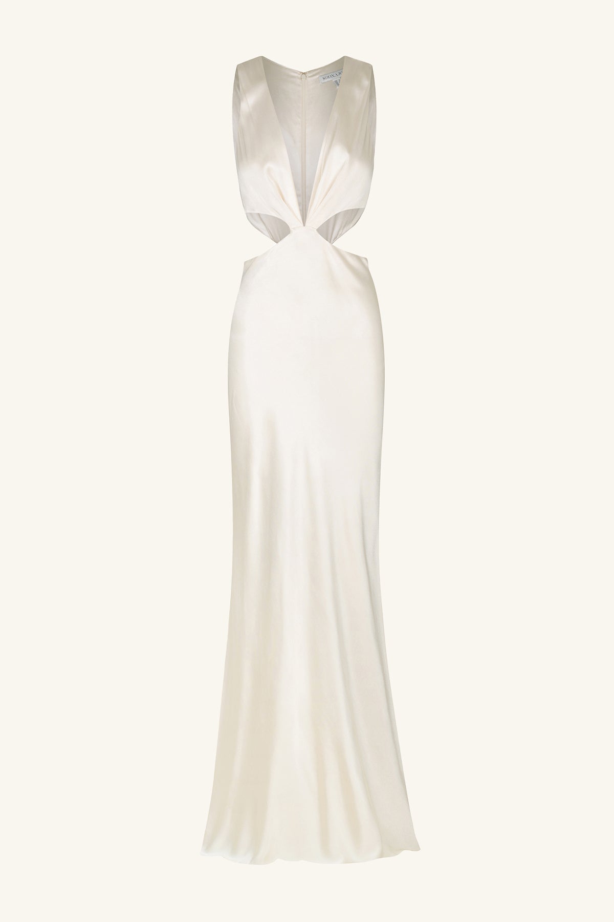 La Lune Plunged Cut Out Maxi Dress | Cream | Dresses | Shona Joy – Shona Joy  International