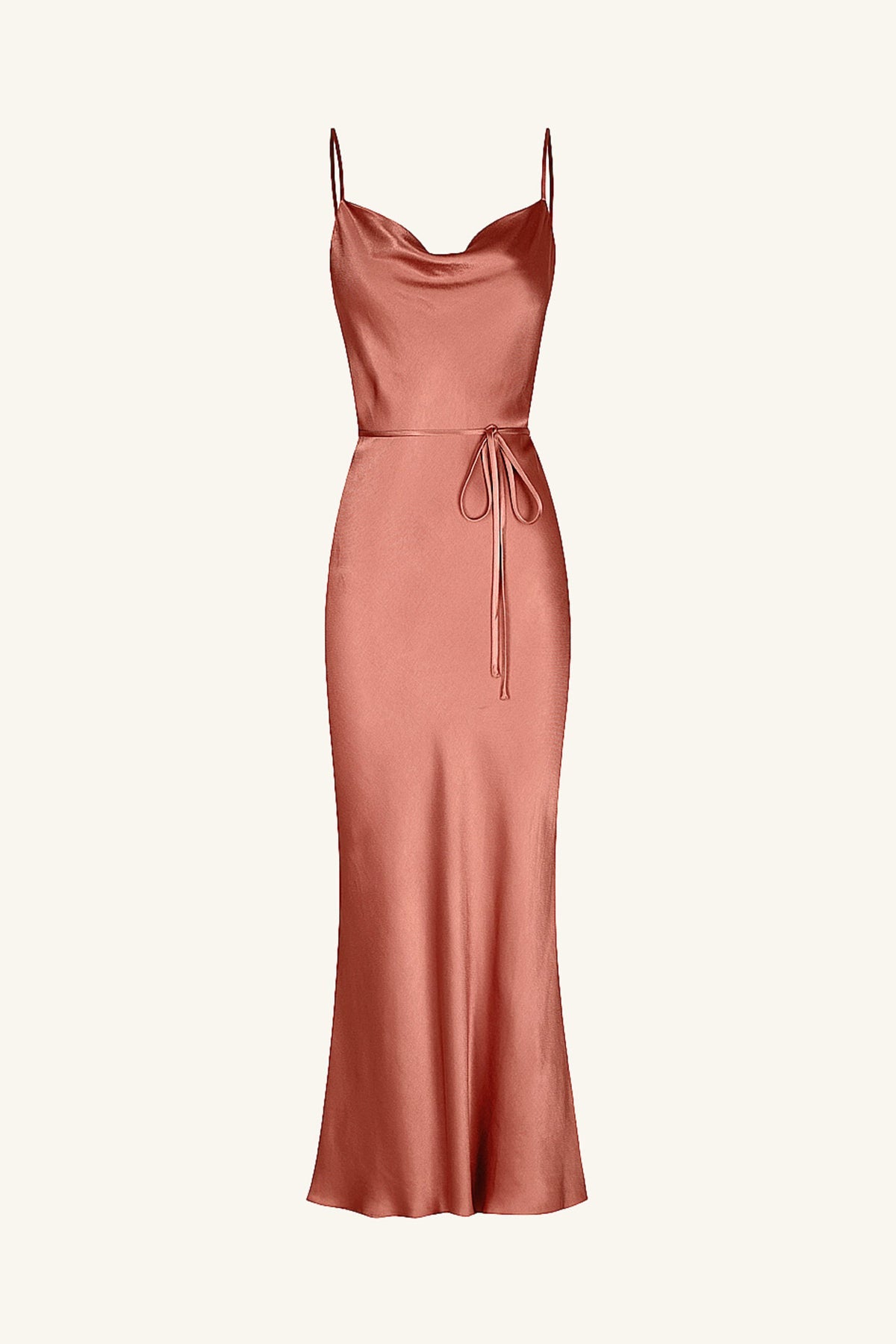 la lune bias cowl midi dress gold Bridesmaids Dresses in 2022: The 4 Hot Looks We're Loving unbridely