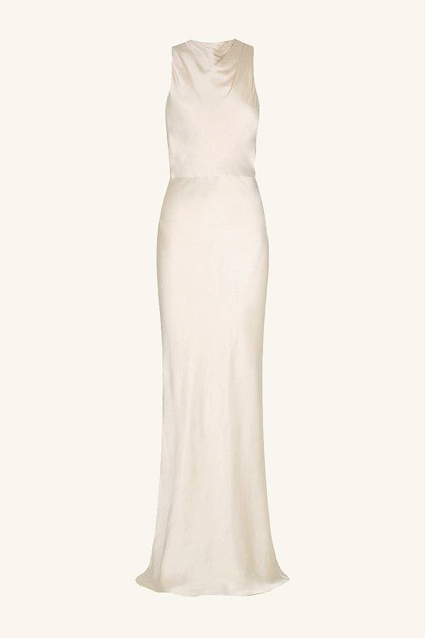 La Lune High Neck Maxi Dress | Cream | Dresses | Shona Joy Shona Joy US La Lune High Neck Maxi Dress | Cream | Dresses | Shona Joy Shona Joy US