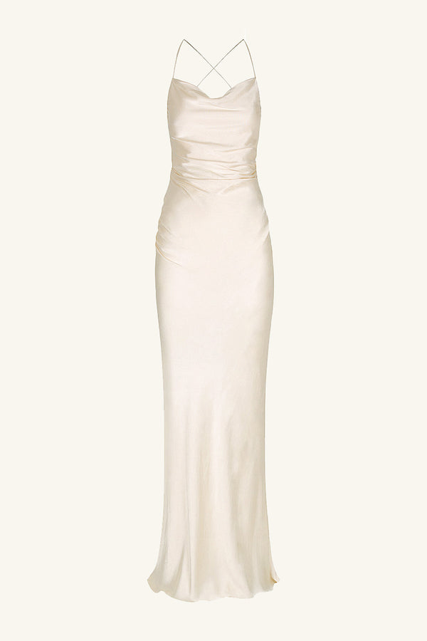 Shona Joy - La Lune Lace Back Maxi Dress - Cream - Bridesmaids Dress Shona Joy - La Lune Lace Back Maxi Dress - Cream - Bridesmaids Dress