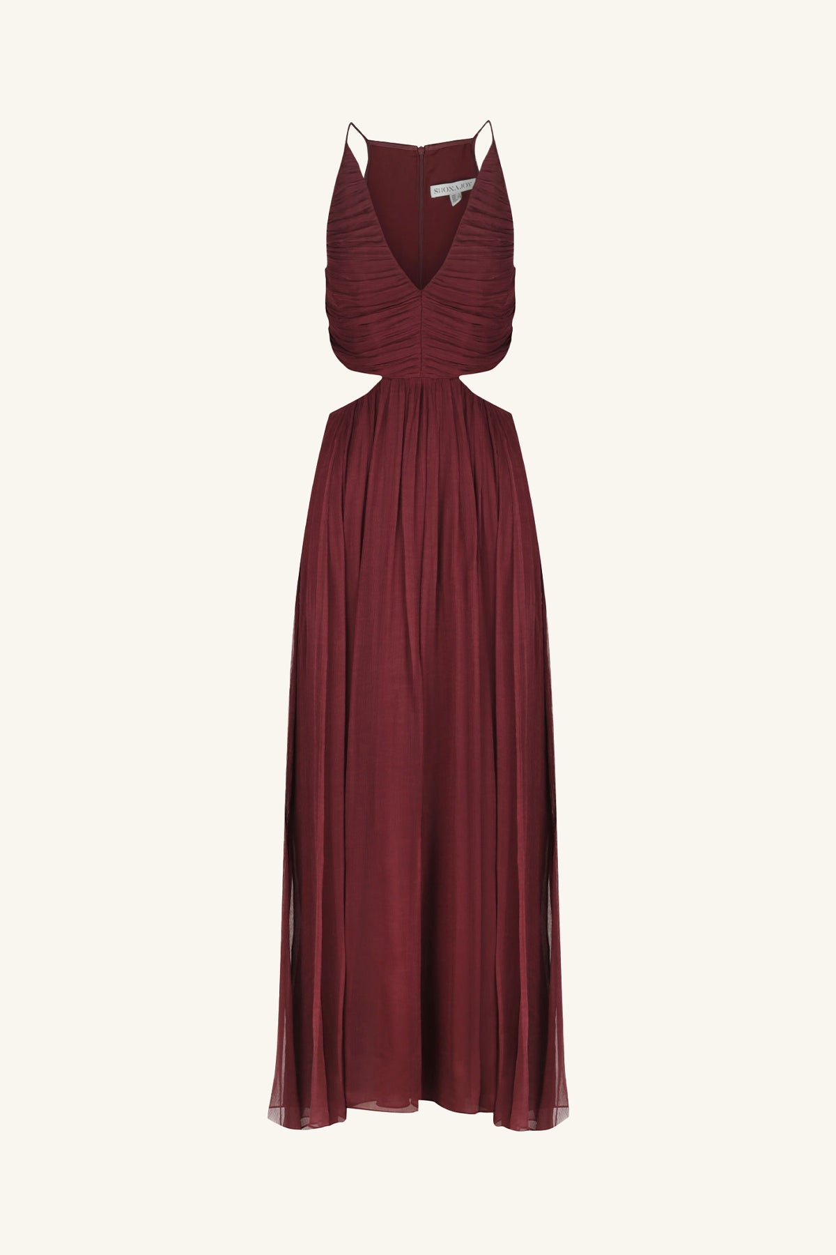 Wine coloured midi dress fashion