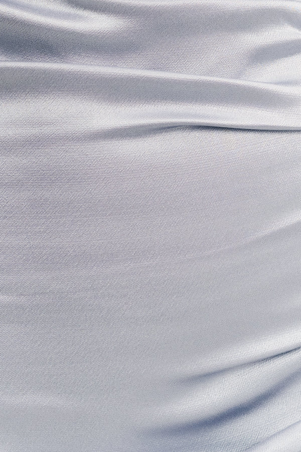 LA LUNE GATHERED MAXI DRESS - POWDER BLUE