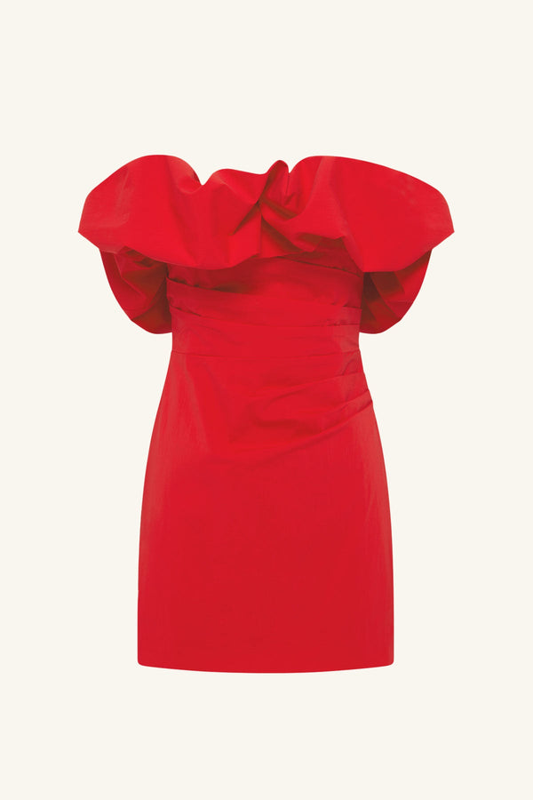 CAMPBELL STRAPLESS BUBBLE MINI DRESS - GOJI_G