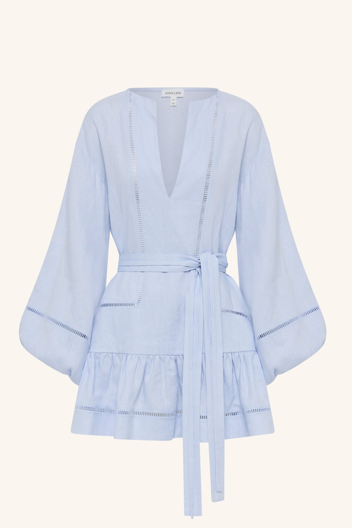 Tommy Balloon Sleeve Mini Dress | Sky | Dresses | Shona Joy