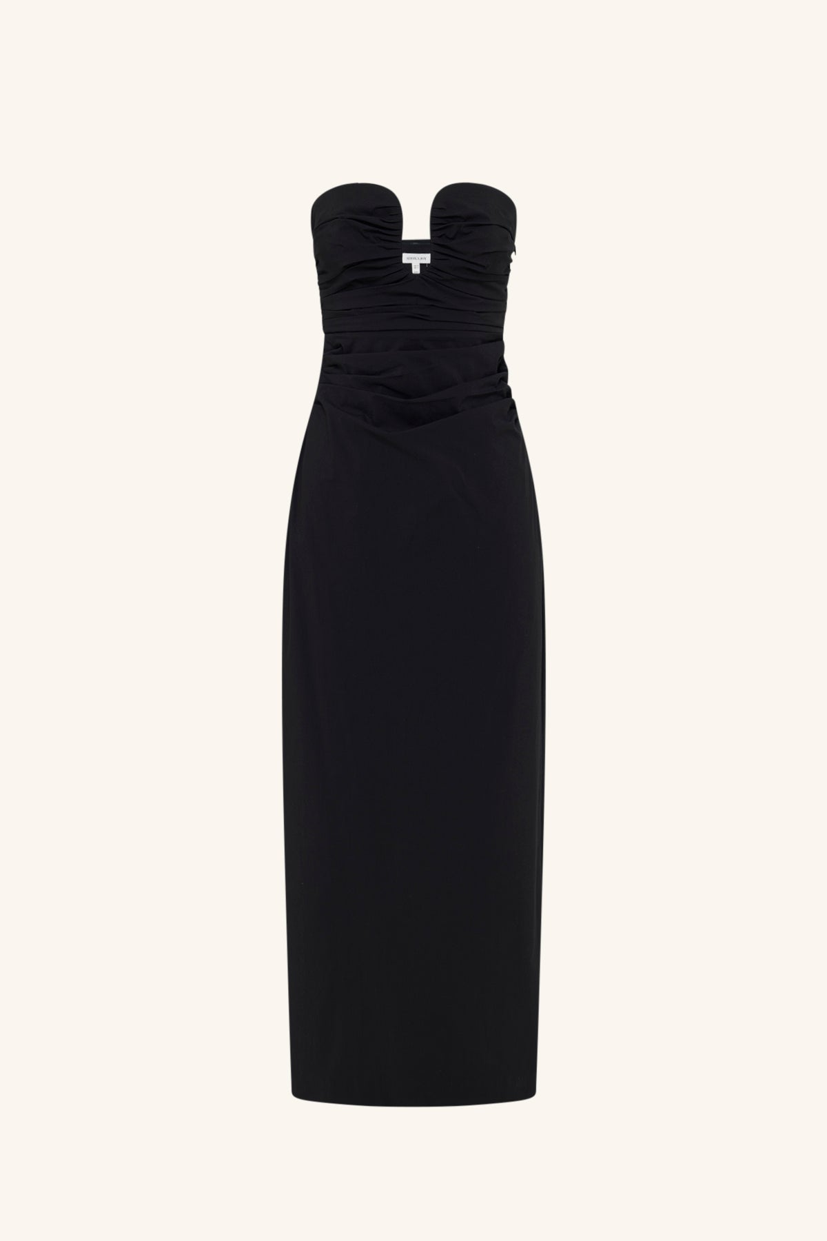 Campbell Strapless U Wire Maxi Dress | Black | Dresses | Shona Joy