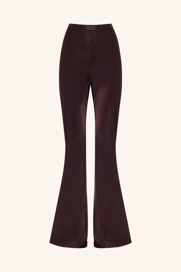 LA LUNE BIAS CUT PANT - ESPRESSO_G