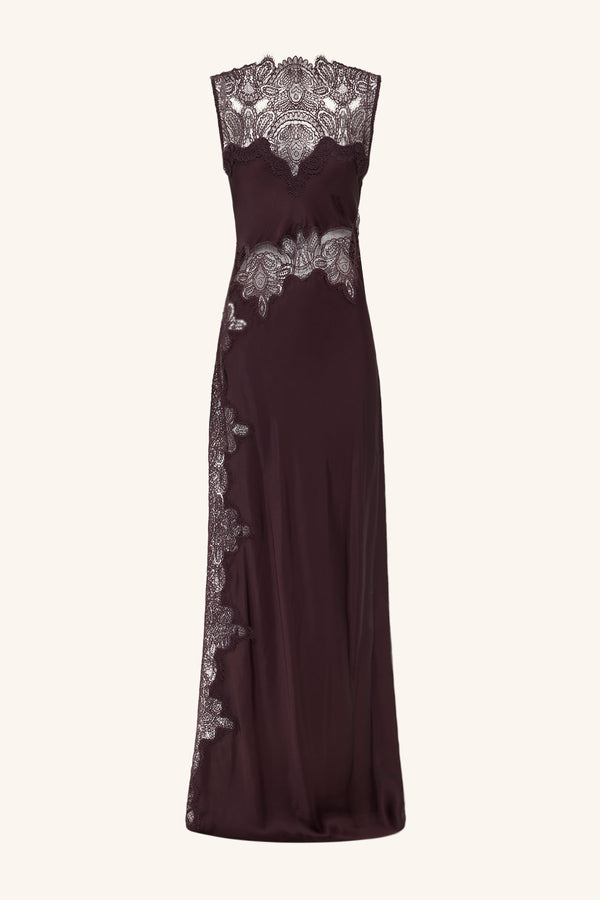 Shona Joy - Jamila Lace High Neck Maxi Dress - Espresso Shona Joy - Jamila Lace High Neck Maxi Dress - Espresso