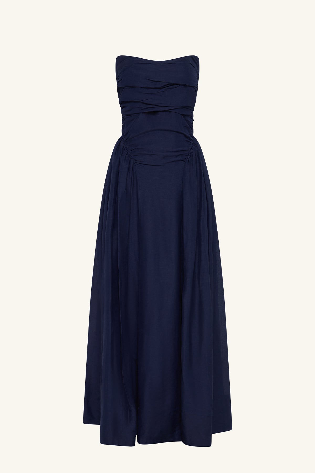 Celeste Strapless Panelled Maxi Dress | Midnight | Dresses | Shona
