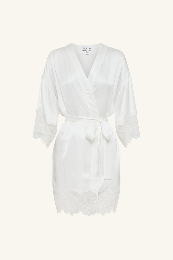 LUSTRE LACE ROBE - IVORY_G