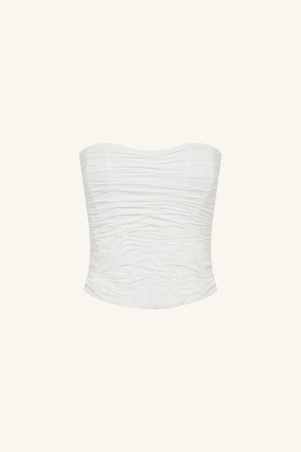 SOLENE CORSET - WHITE_G