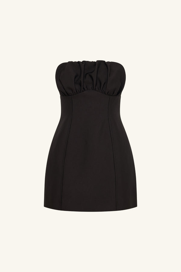 OTIS HOURGLASS MINI DRESS - BLACK_G