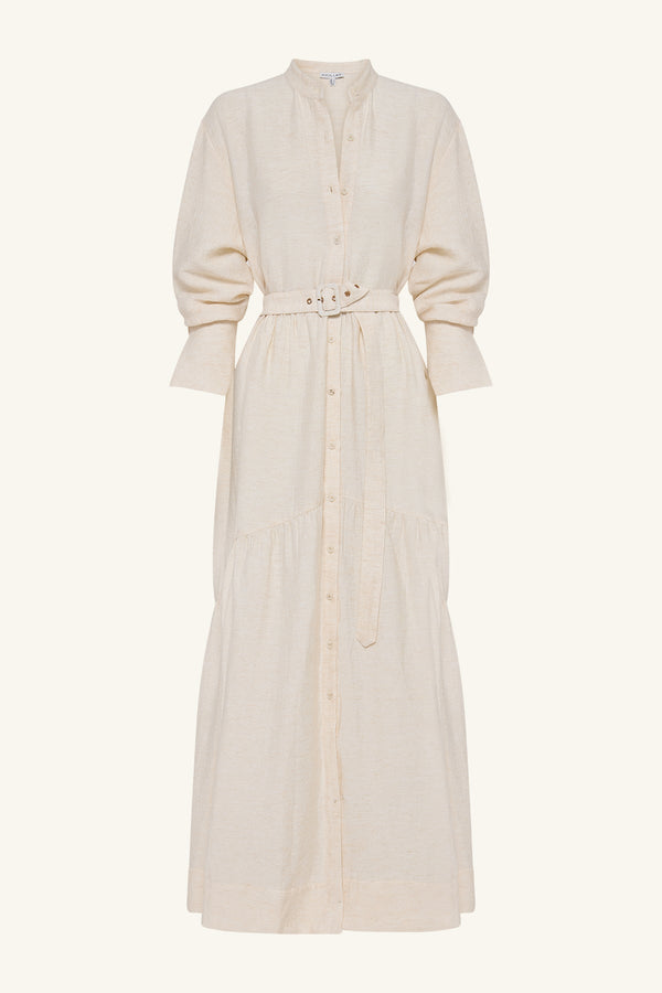 JASPER TIERED MAXI DRESS - RESIN_G