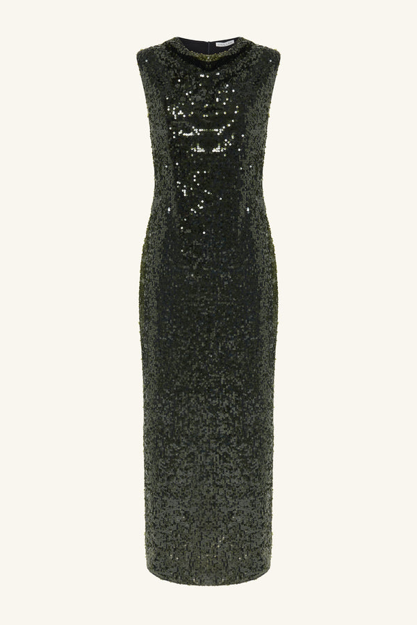 OLYMPIA HIGH NECK SLEEVELESS MAXI DRESS_G